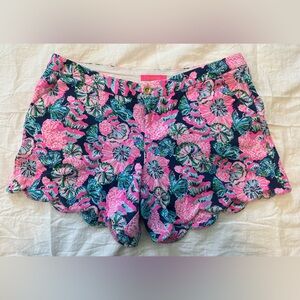 Lilly Pulitzer Buttercup Knit Shorts - size 14